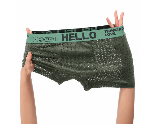 Мужские трусы боксеры PA3229 Army Green 2XL