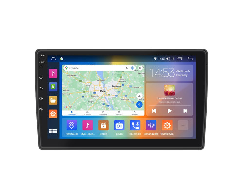 Штатная магнитола Lesko для Ford C-MAX I Рестайлинг 2007-2010 экран 9" 2/32Gb CarPlay 4G Wi-Fi GPS Prime