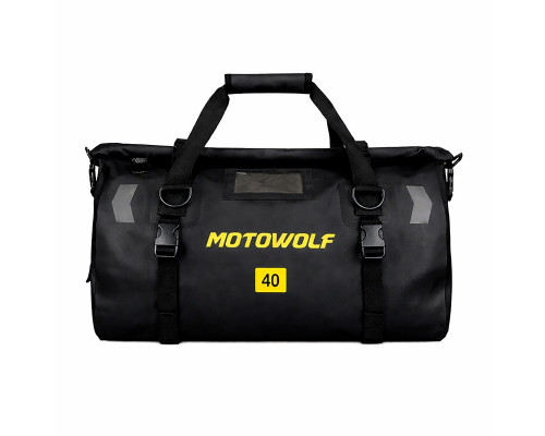 Сумка водонепроницаемая Motowolf MDL0717 для багажника мотоцикла квадроцикла 40 л Black