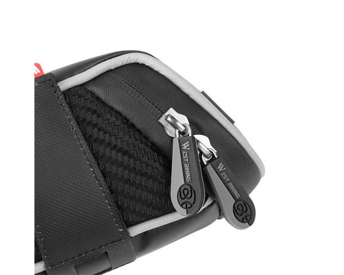 Сумка велосипедная West Biking 0707229 под седло Black + Gray
