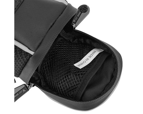 Сумка велосипедная West Biking 0707229 под седло Black + Gray