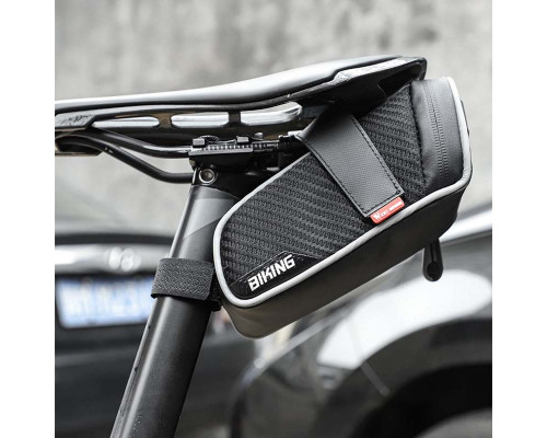 Сумка велосипедная West Biking 0707229 под седло Black + Gray