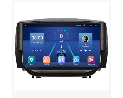 Штатная магнитола Lesko для Ford EcoSport I 2014-2018 экран 9" 2/32Gb Wi-Fi GPS Base