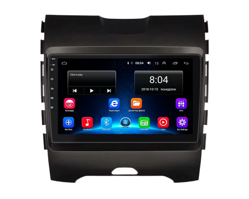 Штатная магнитола Lesko для Ford Edge II 2015-2018 экран 9" 2/32Gb Wi-Fi GPS Base
