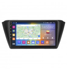 Штатная магнитола Lesko для Skoda Fabia III 2014-2018 экран 9" 4/64Gb CarPlay 4G Wi-Fi GPS Prime