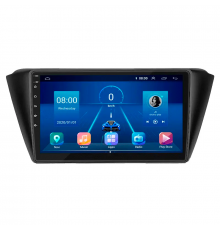 Штатная магнитола Lesko для Skoda Fabia III 2014-2018 экран 9" 4/64Gb 4G Wi-Fi GPS Top