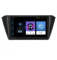 Штатная магнитола Lesko для Skoda Fabia III Рестайлинг 2018-2021 экран 9" 1/16Gb Wi-Fi GPS Base