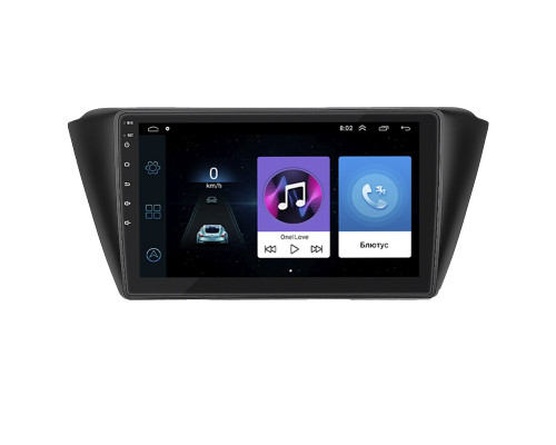 Штатная магнитола Lesko для Skoda Fabia III Рестайлинг 2018-2021 экран 9" 2/32Gb Wi-Fi GPS Base