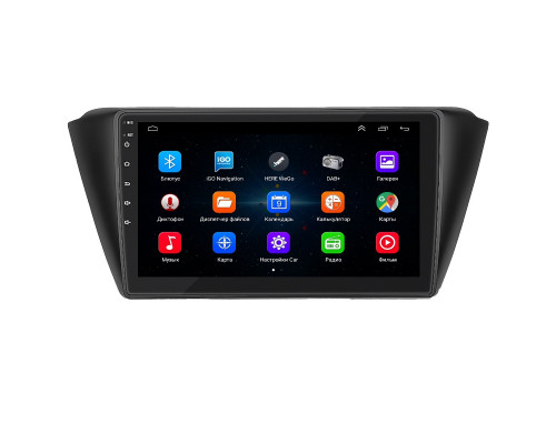 Штатная магнитола Lesko для Skoda Fabia III Рестайлинг 2018-2021 экран 9" 2/32Gb Wi-Fi GPS Base