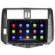 Штатная магнитола Lesko для Toyota Land Cruiser Prado 150 Series 2009-2013 экран 9" 2/32Gb Wi-Fi GPS Base