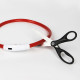 Светодиодный LED ошейник L-18 USB светящийся водоотталкивающий для собак и котов  Red L