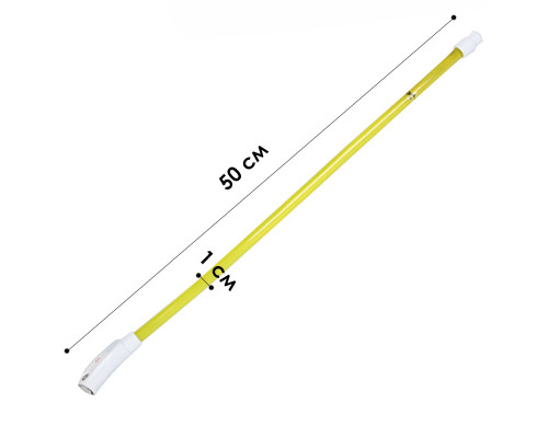 Светодиодный LED ошейник L-18 USB светящийся водоотталкивающий для собак и котов  Yellow M