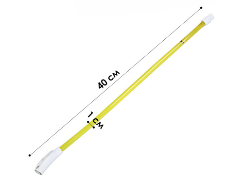 Светодиодный LED ошейник L-18 USB светящийся водоотталкивающий для собак и котов  Yellow S