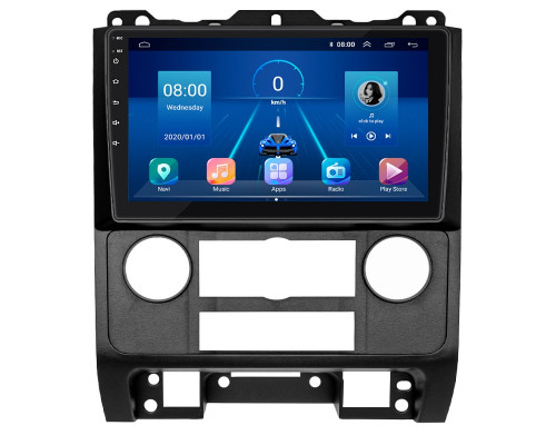 Штатная магнитола Lesko для Ford Escape I Рестайлинг 2 2007-2012 экран 9" 2/32Gb Wi-Fi GPS Base