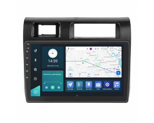 Штатная магнитола Lesko для Toyota Land Cruiser 70 Series 2009-2020 экран 9" 4/64Gb 4G Wi-Fi GPS Top