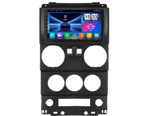 Штатная магнитола Lesko для Jeep Wrangler 2 doors 2007-2010 экран 9" 2/32Gb Wi-Fi GPS Base