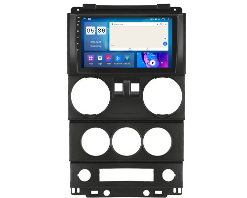 Штатная магнитола Lesko для Jeep Wrangler 2 doors 2007-2010 экран 9" 4/64Gb CarPlay 4G Wi-Fi GPS Prime
