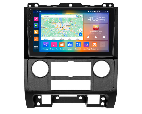Штатная магнитола Lesko для Ford Escape I Рестайлинг 2 2007-2012 экран 9" 4/64Gb CarPlay 4G Wi-Fi GPS Prime