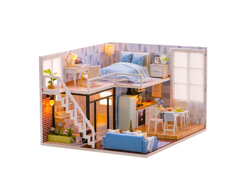 Кукольный дом конструктор DIY Cute Room L-023-BC Таунхаус