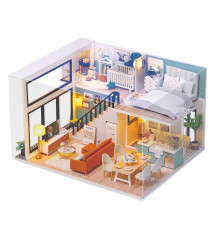 Кукольный дом конструктор DIY Cute Room L-031-B/C Вилла "Комфортная жизнь"
