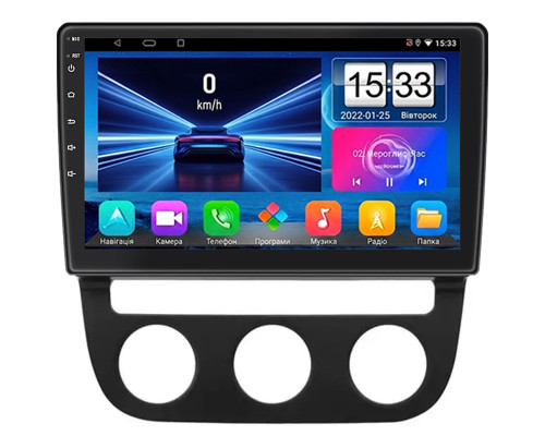 Штатная магнитола Lesko для Volkswagen Golf V ver. 2 2003-2009 экран 10" 1/16Gb Wi-Fi GPS Base