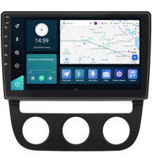 Штатная магнитола Lesko для Volkswagen Golf V ver. 2 2003-2009 экран 10" 2/32Gb 4G Wi-Fi GPS Top