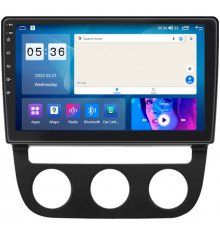 Штатная магнитола Lesko для Volkswagen Jetta V ver. 2 2005-2011 экран 10" 2/32Gb CarPlay 4G Wi-Fi GPS Prime