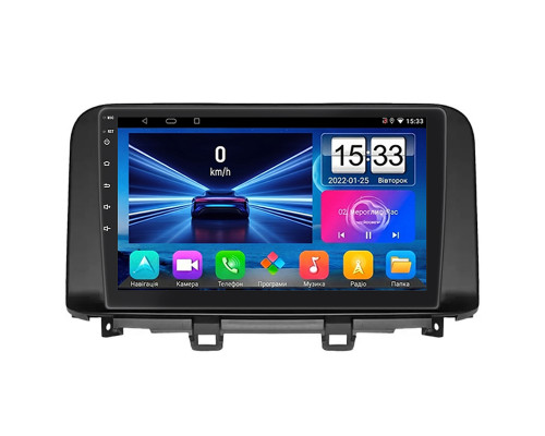 Штатная магнитола Lesko для Hyundai Kona I Рестайлинг 2020-2021 экран 10" 1/16Gb Wi-Fi GPS Base