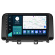 Штатная магнитола Lesko для Hyundai Kona I Рестайлинг 2020-2021 экран 10" 2/32Gb 4G Wi-Fi GPS Top