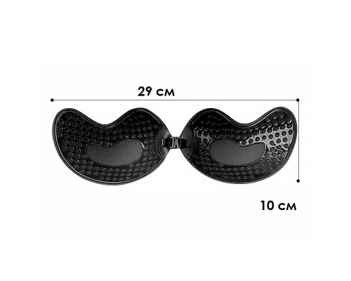 Бюстгальтер-неведимка Fly Bra G00D88 с эффектом Рush Up без бретелей Черный B