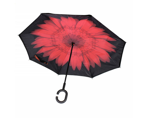 Зонт наоборот Up-Brella Цветок Красный