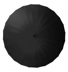 Зонт трость 24 спицы T-1001 Black