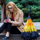 Зонт наоборот Up-Brella Цветок Желтый
