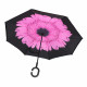 Зонт наоборот Up-Brella Цветок Розовый