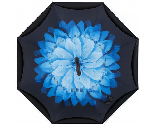 Зонт наоборот Up-Brella Цветок Синий