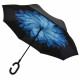 Зонт наоборот Up-Brella Цветок Синий