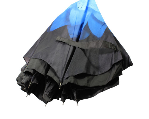 Зонт наоборот Up-Brella Цветок Синий