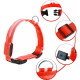 Светодиодный LED ошейник USB светящийся для собак и котов Red S