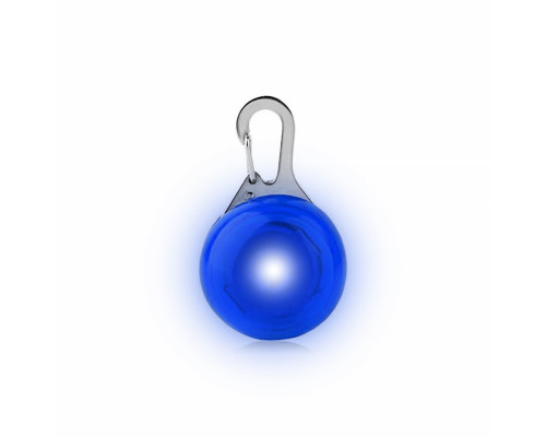 LED подвеска/фонарик безопасности на ошейник для собак Friend HY-0501 Blue