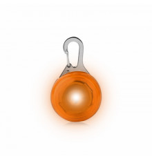 LED подвеска/фонарик безопасности на ошейник для собак Friend HY-0501 Orange