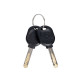 Замок велосипедный West Biking YP0705047 с ключом Black 1,2 m