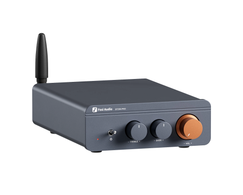 Підсилювач звуку Fosi Audio BT20A Pro blue + блок живлення 32V. Bluetooth 5.0, 2x300W