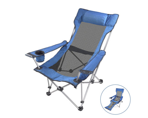 Раскладное кресло шезлонг SW233 Blue