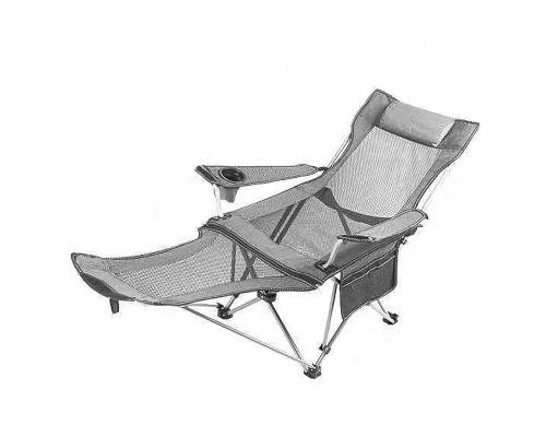 Раскладное кресло шезлонг SW233 Gray