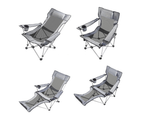 Раскладное кресло шезлонг SW233 Gray