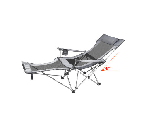 Раскладное кресло шезлонг SW233 Gray