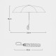 Зонт H448 полный автомат антиветер от дождя и солнца с ручкой карабином 10 спиц Dark Blue