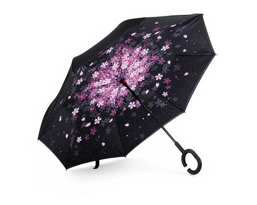 Зонт наоборот Up-Brella Цветы Вишни