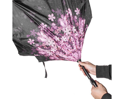 Зонт наоборот Up-Brella Цветы Вишни