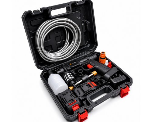 Акумуляторна мийка високого тиску LEO TOOLS 48V + 2 акумулятори (Польща)